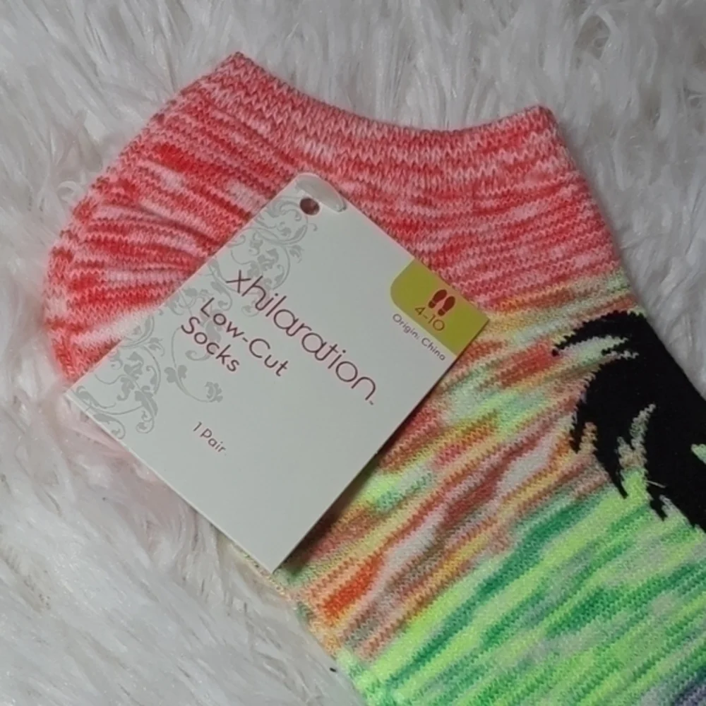 ☄Xhiliaration Palm Tree Paradise Socks